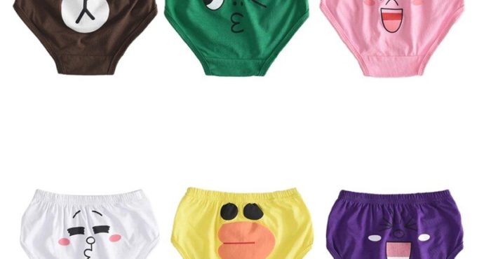 Newborn Infant Baby Kids Girl Short Pants Breathable Soft Animal Print Underwear Panties Training Briefs