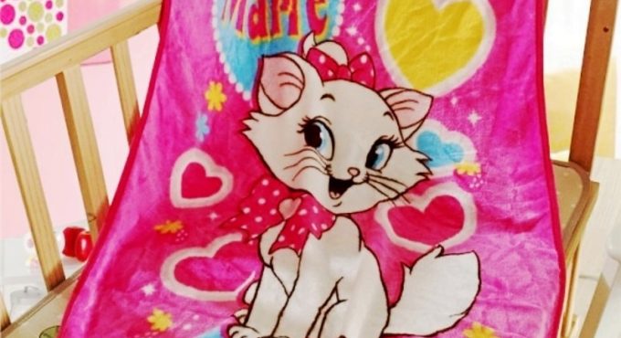 Cartoon Cute Pink Marie Cat Lilo & Stitch Babies Children Blanket Throw 70x100cm Cobertor Kids Pet on Crib Plane Sofa Bed Cover