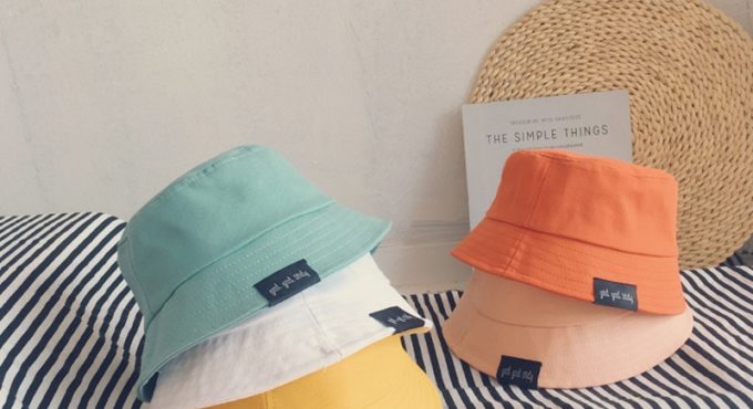 Baby Hat Summer Leisure Solid Bucket Hat Unisex Baby Sun Cap Children Boy Caps Girl Fisherman Hats