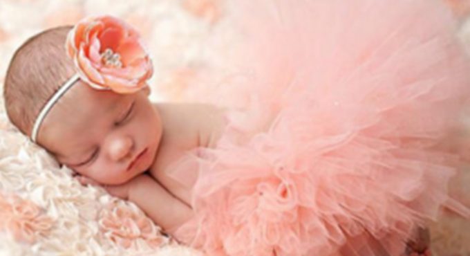 Cute Princess Newborn Photography Props Infant Costume Outfit with Flower Headband Baby Girl Summer Dress