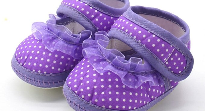 Newborn baby lace casual shoes polka dot lace shoes baby solid color polka dot lace toddler soft bottom shoes детская обувь 50*