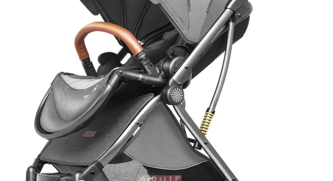 High landscape baby stroller 2 in 1 light stroller folding two way pram portable newborn carriage umbrella kid car free shipping