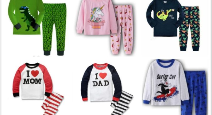 Children Pajamas Set Long Sleeve Baby Boy Pyjamas Girl Cartoon Home Clothes Kid Sleepwear Clothes Nightwear Homewear Pijamas Set