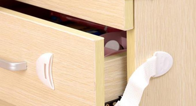 Baby infant Safety Lock Corner Cabinet Drawer Padlock Protection Children Security Door Safety Lock