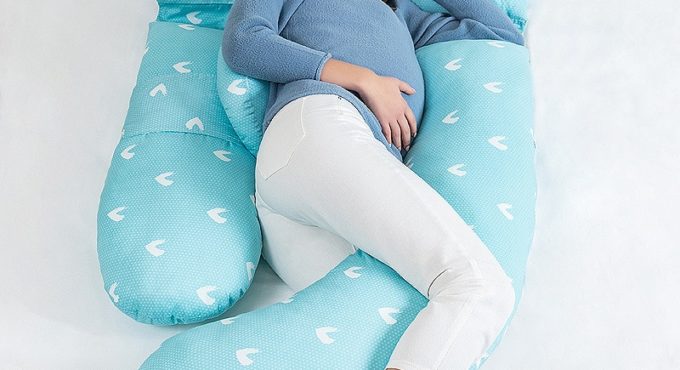 Cotton Print U Shape Maternity Pillows Pregnancy Side Sleepers Sleeping Sideways Sleeping Support Pillow For Pregnant Women Body