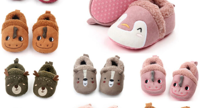 0-18M Baby Shoes Toddler Winter Spring Non-Slip Warm Soft Fleece Shoes Newborn Prewalker