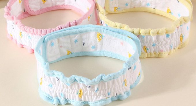 Adjustable Design Newborn Baby Boys Girls Cotton Soft Elastic Diaper Fixed Belt Cartoon Nappy Belt Baby Care Accessories