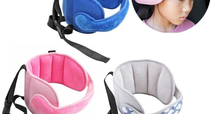 Baby Head Fixed Sleeping Pillow Adjustable Kids Seat Head Supports Neck Safety Protection Pad Headrest Children Travel Pillow