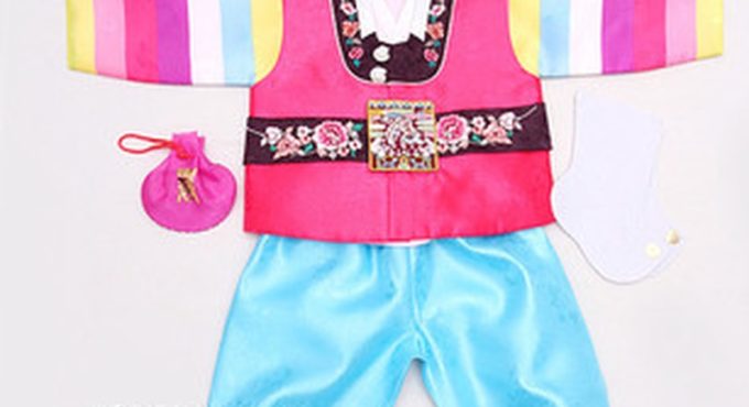 New Korean Hanbok Baby Boy 1 Year Old Birthday Party Hanbok Dolbok Korean Traditional Costume