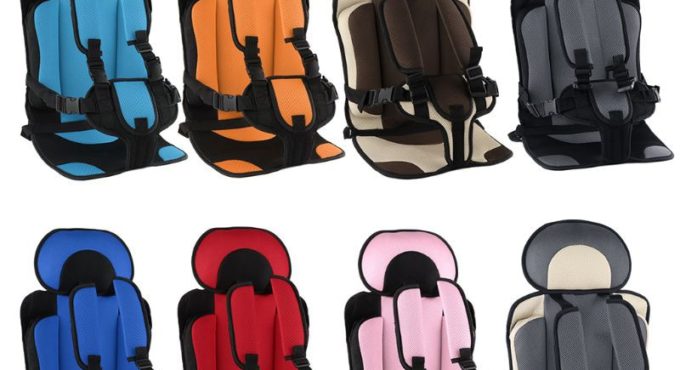 1-5T Travel Baby Safety Seat Cushion With Infant Safe Belt Fabric Mat Little Child Carrier Child Safety Seats