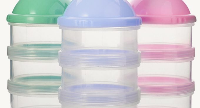 2020 New 3/4/5 Layers Portable Infant Baby Milk Powder Case Food Snacks Dispenser Candy Storage Container Box