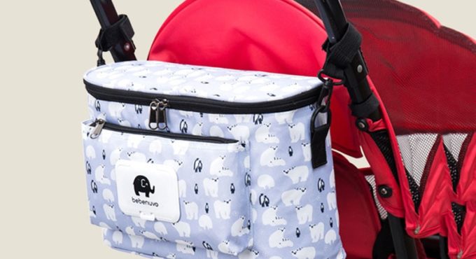 Baby Stroller Accessories Multifunctional Mummy Diaper Nappy Bag Pram Carrying Bag Hanging Nappy Bags Carriage Buggy Cart Bottle