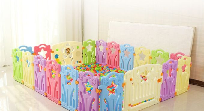 Babyinner Portable Children's Playpen Infant Play Game Fence Baby Balls Pool Playground Safe Guardrail Home 8-22 Pieces/set