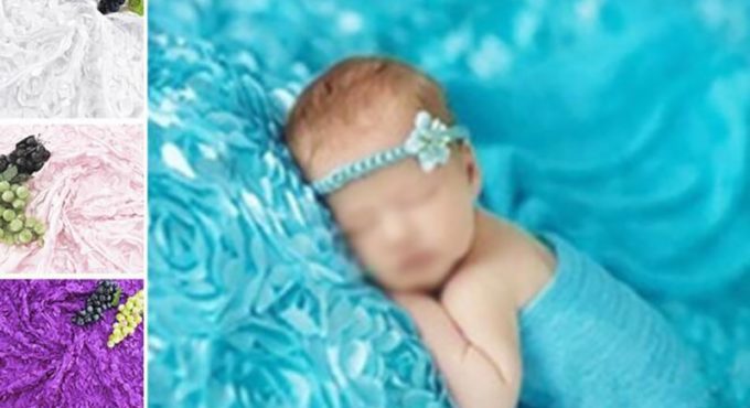 Baby Fotografie Deken Pasgeboren Clothes Photo Solid Color Soft Studio Photo Rose Achtergrond Blanket 3D Fotografie Props