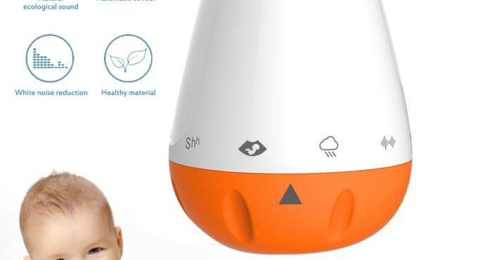 New Smart Music White Noise Voice Sensor Portable Rechargeable Baby Infants Therapy Sound Machine Sleep Soother Baby Sleep Aids