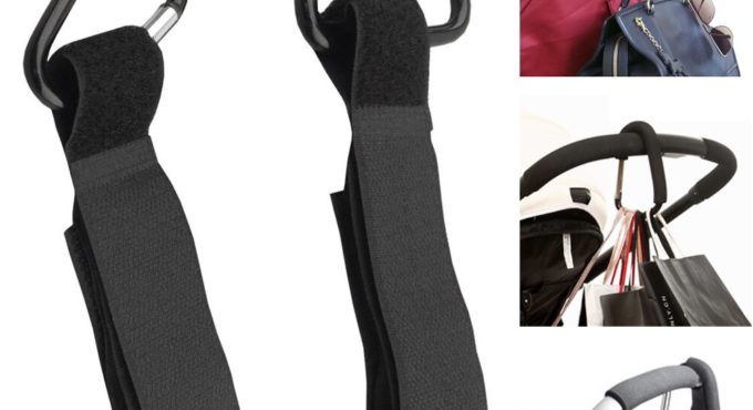 4pcs/lot Baby Stroller Hooks Universal Pram Wheelchair Pushchair Carriage Buggy Clip Hanger Strollers Hook Kid Shopping Bag Clip