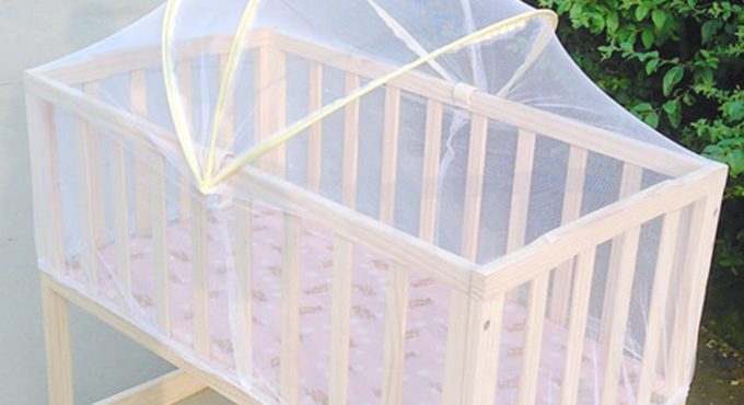 Universal Baby Kids Cradle Mosquito Net Crib Cot Mesh Canopy Infant Toddler Playpens Bed Tent 90x50cm