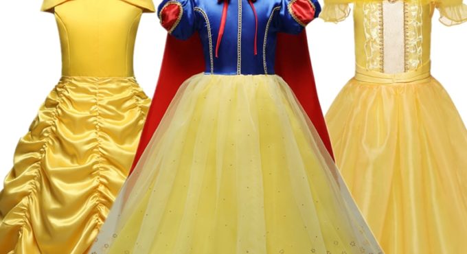 Girls Dress Princess Costume Children Cosplay Party Disfraz Kids Halloween Robe Fille