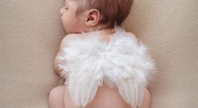 Newborn Angel Wing Photo Photography Prop Baby Solid Color Angel Feather Wing Outfits Girls Boys Baby Photograph Prop Accessory