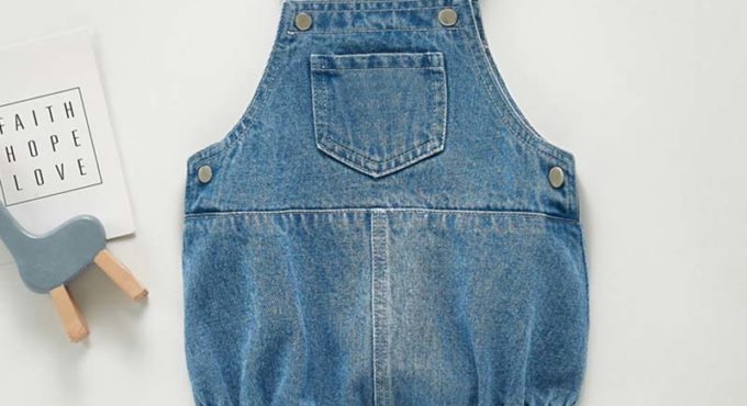 Baby Boys Girls Clothing Sleeveless Baby Denim Bodysuits Kids Jumpsuit New Autumn Baby Denim Overalls