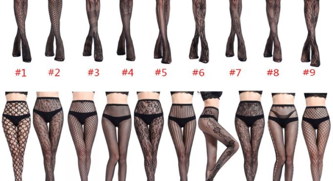 Womens Sexy Elastic Transparent Fish Net Toe Silk Stockings Control Top Panty Hose P31B