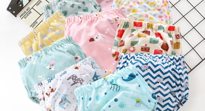 Washable reusable baby ecological diapers tetra pocket cloth diaper cover Muslin pul bebe Panties for potty training pants nappy