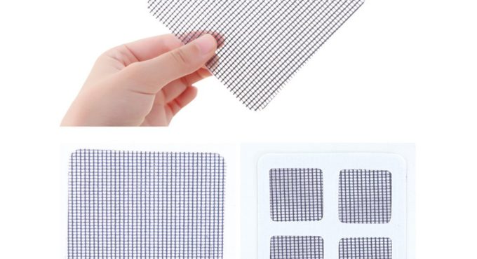 3Pcs/Set Fly Mosquito Door Window Net Mesh Screen Curtain Netting Patch Repairing Broken Holes Sticker Mesh Sticky Wires Patches