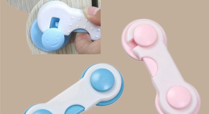 10pcs/lot Multi-function Child Baby Safety Lock Cupboard Cabinet Door Drawer Safety Locks Children Kids Care Security Protector