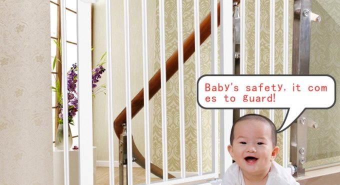 Fast ship! baby safety gate bar baby child stair protection fence pet fence 1 meter high home indoor isolation door safety gate