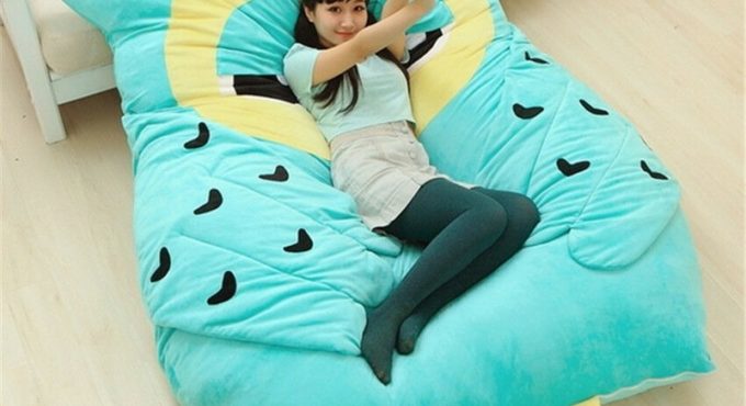 Bed Carpet Tatami Mattress Sofa Cartoon Owl Single Filled Bed Big Hoot Owl Gift Crib Mattress Baby