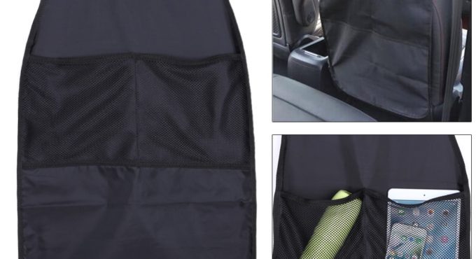 Seat Back Protector Cover Car Seat Back Scuff Dirt Protector Cover for Children Baby Kick Mat