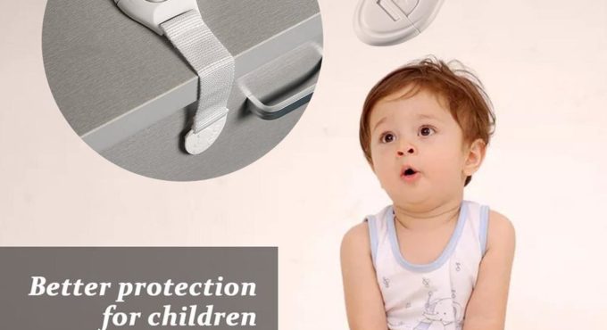 New Infant Baby Kids Toddler Safety Fridge Drawer Door Cabinet Cupboard Locks Home Lengthened Bendy Locks For Child Kid Safety