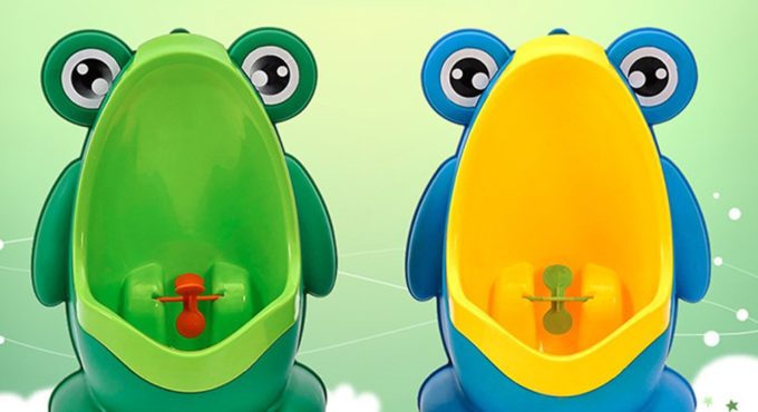 Frog Baby Potty Toilet Urinal Kids Potty training Baby Boys Pee Toilet infant Bathroom Wall-Mounted Urinal girls Travel Potty