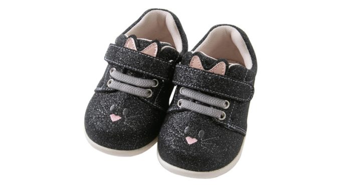 DB15981 Dave Bella autumn baby girls fashion cartoon cat shoes new born girl cute shoes