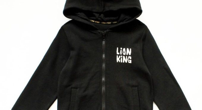 Original Disney Coat Fall 2020 New Children's Long Sleeve Loose Zipper Top Lion King Baby Boy Clothes LKWT201069B