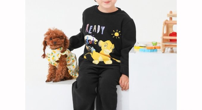 Original Disney Suit 2020 Autumn New Boys' Pullover Sweater 2-piece Lion King Baby Boy Clothes L8CV1266