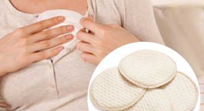 4Pcs Non-Woven Cotton Collection Nursing Breast Pads Breastfeeding Absorbent Cover Stay Dry Cloth Pad