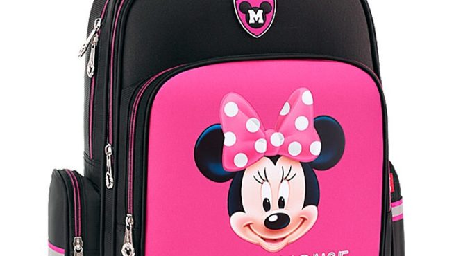 Original Disney Pull Rod Schoolbag Primary School Boys And Girls 1-3-4 Grade Boys 3-wheel Climbing Children's Backpack 96243