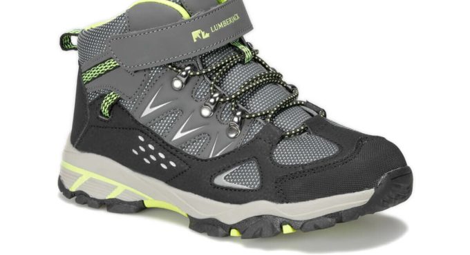 FLO KANSAS 9PR Gray Male Child Outdoor Boots LUMBERJACK