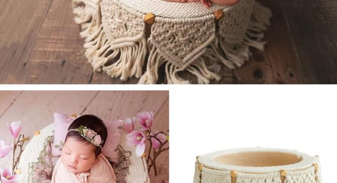 Photography Baby Props Baby Shoot Studio Accessori Flowers Prop Bucket Photo Props Newborn Photography Prop Newborn Accessori