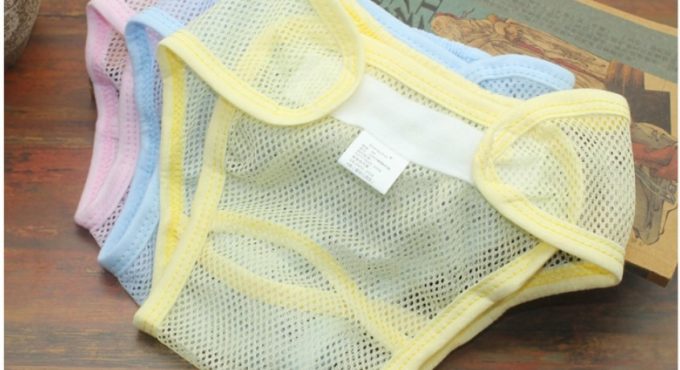 Baby Diapers Reusable Cloth Diaper Washable Mesh Pocket Nappy Newborn Summer Breathable Cotton Training Pants Panties for infant