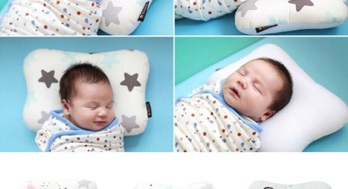 New Toddler Baby Infant Newborn Sleep Positioner Support Pillow Cushion Prevent Flat Head Baby Pillow