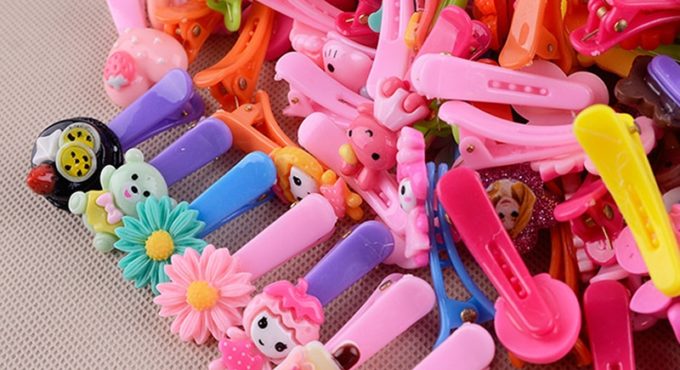 Korean Style Boutique Headdress Hair Accessories Children Cute Candy Color Hairpin Duckbill Clip Color Random Wholesale