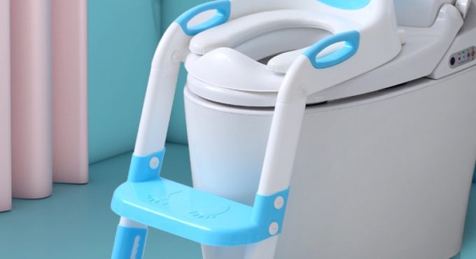 Folding Baby Potty Infant Kids Toilet Training Seat with Adjustable Ladder Portable Urinal Potty Training Seats for Children