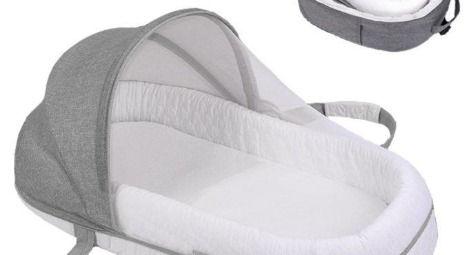 Breathable Mosquito Net Portable Baby Bed Bumper Diaper Bag Backpack Sleeping Baby Nest for Newborns Portable Cribs for Baby Bed