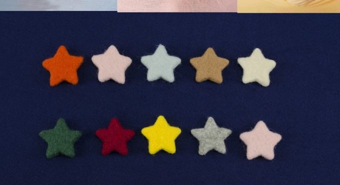 5pcs/set Newborn Photography Props Photo Props Baby Handmade Wool Stars Doll Photography Studio Accessories