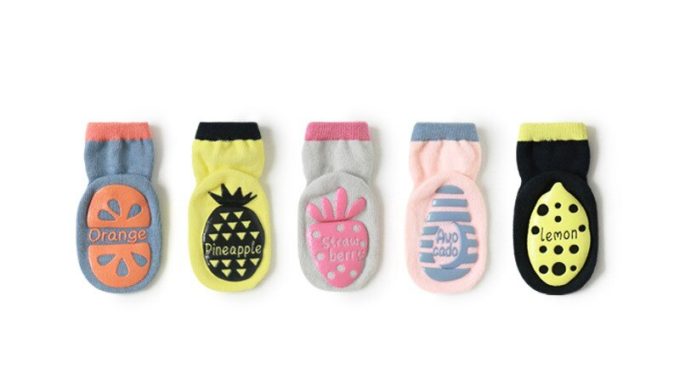 Lawadka Newborn Baby Boy Socks Fashion Baby Girls Socks Autumn Winter Baby Floor Shoes Anti Slip Soft Sole Infant Home Game Sock