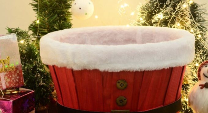 Newborn Baby Photography Prop Dia 30cm Basket Christmas Bucket Infant Shoot Photo Props Baby Shoot Studio Photography Accessori