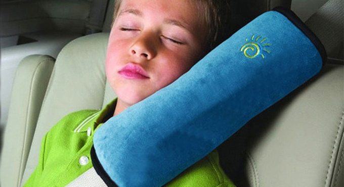 Hot! 1PC Soft Baby Pillow Kid Car Pillows Safety Seat Belt Shoulder Cushion Pad Support Pillow For Kids Toddler